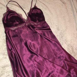 Polyester and Lace Slip